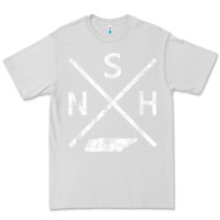 Dove Grey vintage nashville retro nsh cross t shirt Premium Tee - linhVisuals