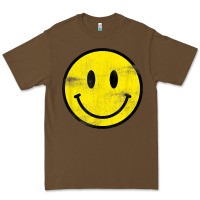 Cacao vintage retro happy smiley face 80's 90's aesthetic t shirt Premium Tee - linhVisuals