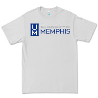 Dove Grey The university of memphis Premium Tee - linhVisuals