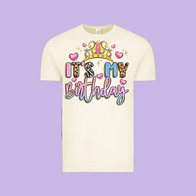 Its My Birthday La Vintage Tee Designed By Lillyallendesigns