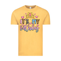 Vintage Mustard its my birthday la Vintage Tee - LillyAllenDesigns
