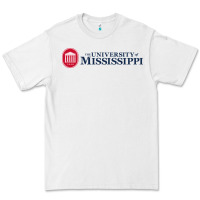 White The university of mississippi Premium Tee - linhVisuals