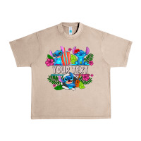French Oak Your Text Stich Urban Heavy Tee - CowhideDigitalArt