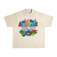 Sandshell Your Text Stich Urban Heavy Tee - CowhideDigitalArt