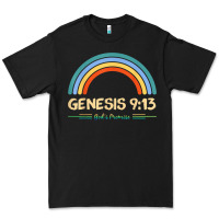 Black genesis 913 god's promise faithfully rainbow bible verse t shirt Premium Tee - linhVisuals