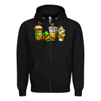 Black juneteenth coffee Zipper Hoodie - Jasminsmagicworld