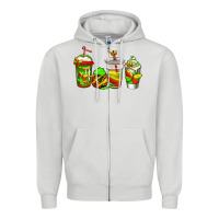 Dove Grey juneteenth coffee Zipper Hoodie - Jasminsmagicworld