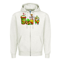 Oatmeal Heather juneteenth coffee Zipper Hoodie - Jasminsmagicworld