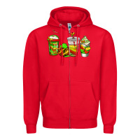 Red juneteenth coffee Zipper Hoodie - Jasminsmagicworld