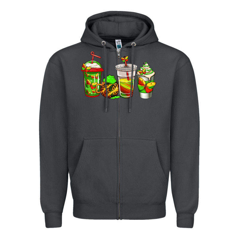 Juneteenth Coffee Zipper Hoodie by Jasminsmagicworld | Teevron