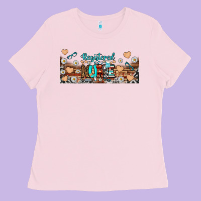 Registered Nurse Libbey Glass Ladies Tee Designed By Bundleandbundleshop