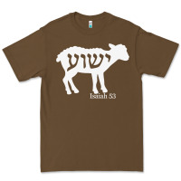 Cacao isaiah 53 lamb yeshua jesus t shirt Premium Tee - linhVisuals