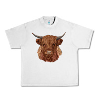 Lunar Rock highland cow Urban Heavy Tee - RanaPortraitStore