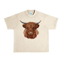 Sandshell highland cow Urban Heavy Tee - RanaPortraitStore