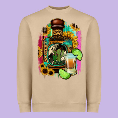 Tequila And Lime Heavyweight Sweatshirt Designed By Jasminsmagicworld