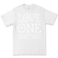 White love one another jesus quote christian t shirt Premium Tee - linhVisuals