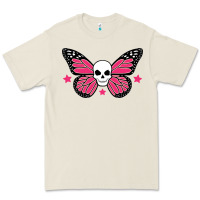Bone butterfly skull Premium Tee - linhVisuals