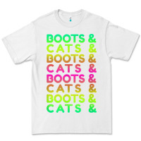 White edm rave shirt  boots and cats gift Premium Tee - linhVisuals