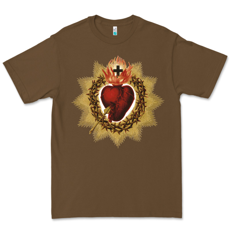Sacred Heart Of Jesus Catholic Devotion T Shirt Premium Tee by linhVisuals | Teevron