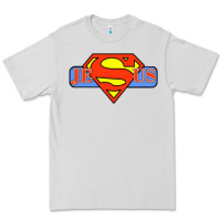 Dove Grey tshirt my superhero is jesus, faith love god shirt t shirt Premium Tee - linhVisuals