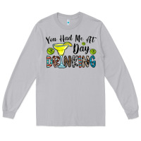 Moon Dust you had me at day drinkg Long Sleeve Tee - CowhideDigitalArt