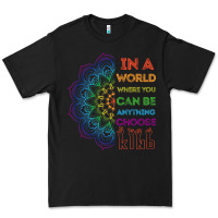 Black kindeness In A World Where You Can Be Anything Choose Kind Kindness Premium Tee - linhVisuals