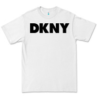 White DKNY Premium Tee - linhVisuals