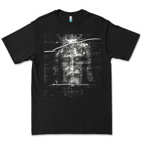 Black the shroud of turin holy face of jesus t shirt Premium Tee - linhVisuals