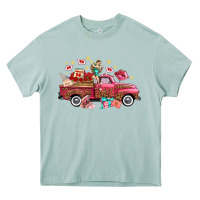 Arona Western Valentines Day Truck Photography Love Side Heavy Core Tee - FaDigitalArtStudio