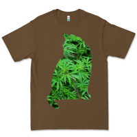 Cacao funny cannabis & cat lover marijuana weed smoker art t shirt Premium Tee - linhVisuals
