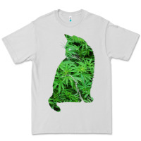 Funny Cannabis & Cat Lover Marijuana Weed Smoker Art T Shirt Premium Tee | Teevron