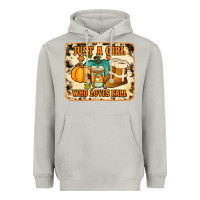 Moon Dust just a girl who loves fall cowhide background Heavyweight Hoodie - Jasminsmagicworld