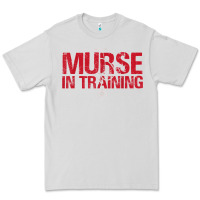 Dove Grey funny male nurse murse in training t shirt Premium Tee - linhVisuals