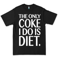 Black the only coke i do is diet Premium Tee - linhVisuals