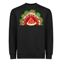 Black watermelon rainbow Heavyweight Sweatshirt - Jasminsmagicworld