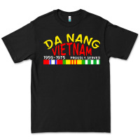 Black da nang vietnam war veteran military Premium Tee - linhVisuals