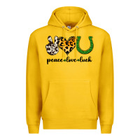 Lemon Peace Love Luck Premium Hoodie - Jasminsmagicworld