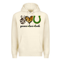 Sandshell Peace Love Luck Premium Hoodie - Jasminsmagicworld