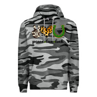 Slate Camo Peace Love Luck Premium Hoodie - Jasminsmagicworld