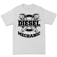 Dove Grey diesel mechanic Premium Tee - linhVisuals