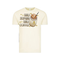 Vintage Arctic Half Human Half Coffee Vintage Tee - CowhideDigitalArt