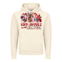 Vintage Artic farm animals is my valentine Vintage Hoodie - RacoonDesign