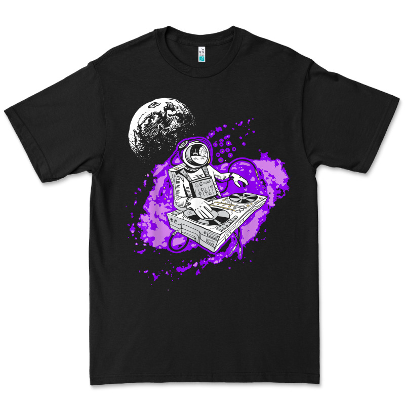 Techno Astronaut Electronic Music Rave Festival Raver T Shirt Premium Tee by linhVisuals | Teevron