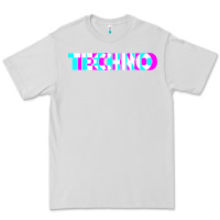 Dove Grey techno music t shirt Premium Tee - linhVisuals