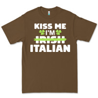 Cacao kiss me im italian t  shirt kiss me i'm irish italian patriotic st pat Premium Tee - linhVisuals