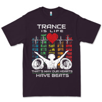 Plum trance music retro vintage dj gift t shirt Premium Tee - linhVisuals
