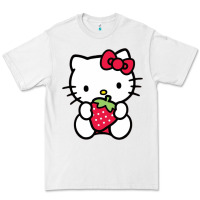 White kitty Premium Tee - linhVisuals