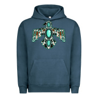 Pigment Midnight Navy Western Thunderbird Urban Hoodie - Jasminsmagicworld