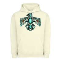 Pigment Pistachio Western Thunderbird Urban Hoodie - Jasminsmagicworld