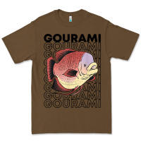 Cacao giant gourami fish 80's monster fish keeper tropical fish t shirt Premium Tee - linhVisuals